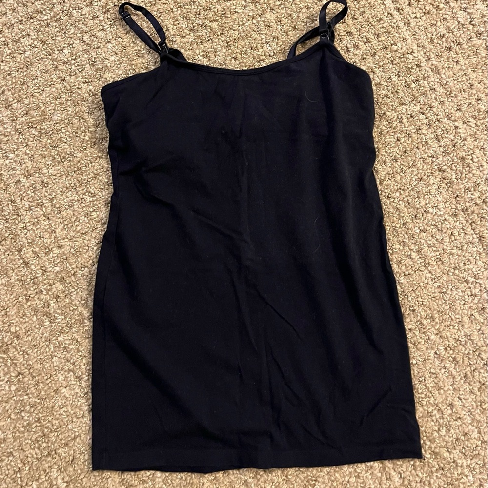 Motherhood Maternity Black Nursing Camisole Top